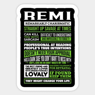 Remi Sticker